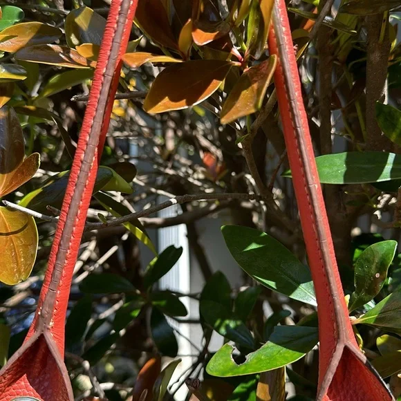 Wilson’s leather burnt orange handbag - Picture 5 of 9